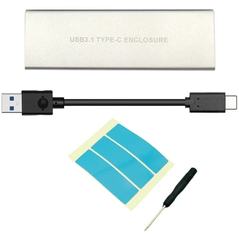 

Usb3.1 Hdd Case Nvme Pcie Hdd Enclosure M.2 To Usb Type C 3.1 M Key Ssd Hard Disk Drive Case External Mobile Box For Desktop P