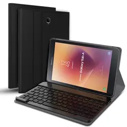 Для samsung Galaxy Tab A 10,5 T595 T590 планшеты чехол с разделяемыми США Bluetooth клавиатура уникальный дизайн в полоску кожаный