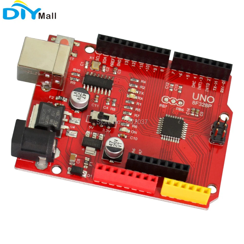 5 шт./лот LGT8F328P LQFP32 UNO макетная плата CH340G USB к серийному микроконтроллеру для Arduino R3