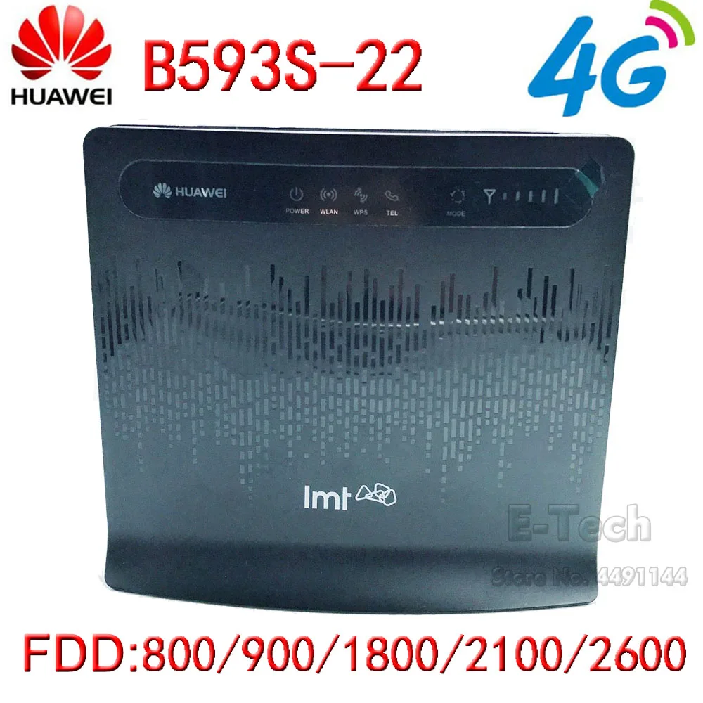 Оригинальный используемый Huawei B593s-22 b593 разблокированный маршрутизатор CPE ключ 4g