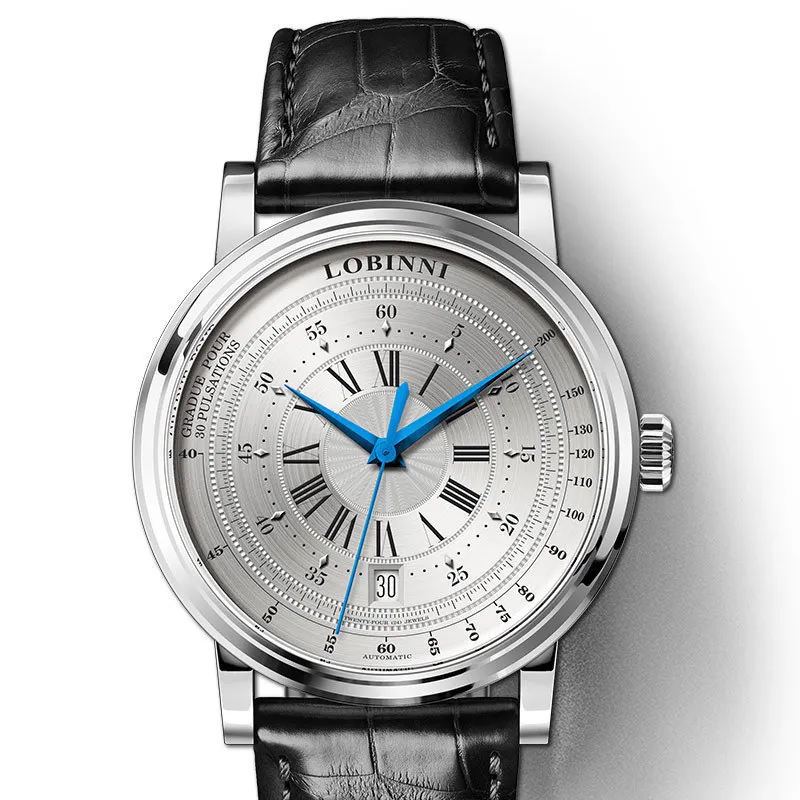 

New LOBINNI Men Watches Top Luxury Brand Japan Import NH35A SII O Auto Mechanical MOVT Men's Clock Sapphire reloj hombre L1018-1