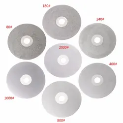 4 дюйма 100 мм 80-2000 # Алмазное покрытие плоское колесо Lapidary Полировка шлифовальный диск