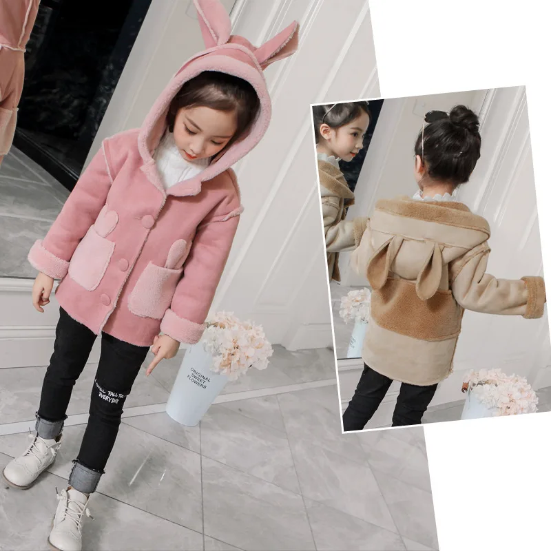 

Girl Autumn And Winter Loose Coat New Pattern Korean Long Chamois Jacket