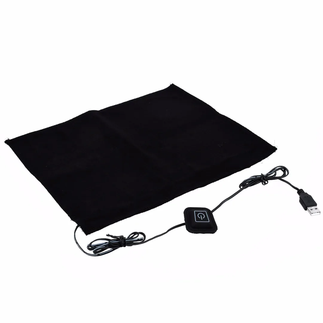 

High Quality Electric Heating Pad DC 5V 3-Shift USB Electric Cloth Heater Pad Heating Element Warmer 35 - 50 Degrees