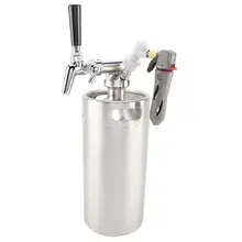 3.6л Нержавеющая сталь Пивная бочка дозатор для напитков бочонок пивная домашняя бутылка для пивоварения барный инструмент