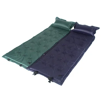 

182x65x3cm Outdoor 21 Point Splicable Automatic Inflatable Mat With Pillow Camping Hiking Tent Rest Bed Mattress Sleeping Pad