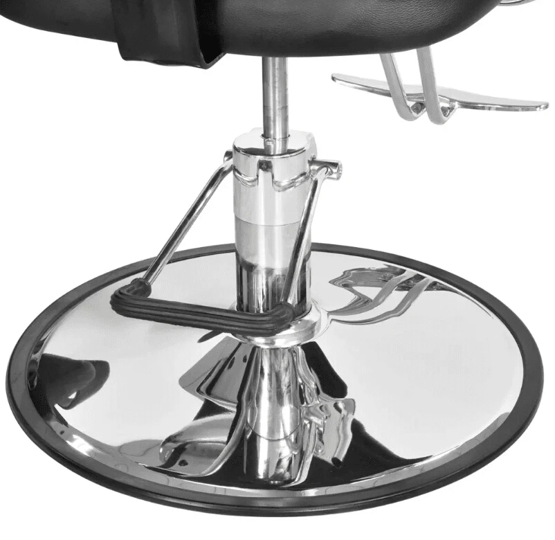Vidaxl High Quality Barber Chair Imitation Leather Black Set Modern Design Office Executive Chair Black 360 Degree Swivel Chair