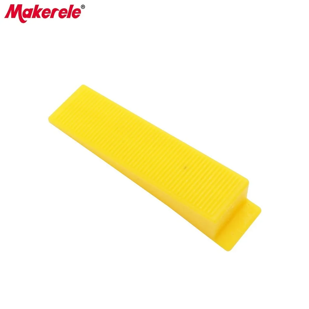 

100 Reusable Wedges Floor Wall Tile Leveler Spacers Flat Leveling System Tools Physical Measuring Tools Plastic Spacers