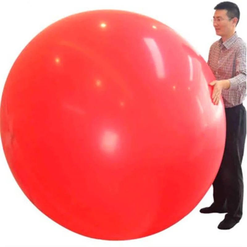 

72 Inch Huge Jumbo Balloons Giant Latex Party Performance Decor Balloon Red