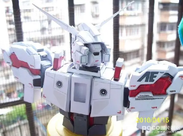 Gundam RX-0 Единорог бюст положительная пропорция Бумажная модель