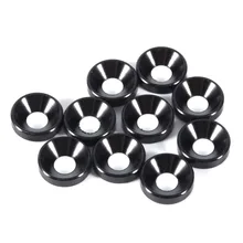 10Pcs M4 Aluminum Alloy Flat Head Screw Bolt Washers Anodized Countersunk Head Hex socket Washer Gasket Multicolor Seal Ring Hot 10Pcs M4 Aluminum Alloy Flat Head Screw Bolt Washers Anodized Countersunk Head Hex socket Washer Gasket Multicolor Seal Ring Hot