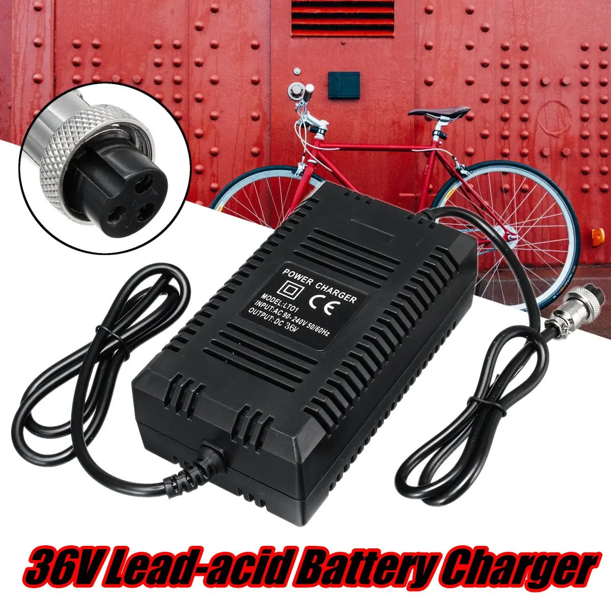 36V 2A Wide Pressure Lead-acid Battery Charger Electric Scooter Ebike Charger For Bicycle-modified Electric Vehicles