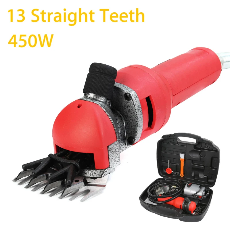 

doersupp 220V 13 Teeth Electric Sheep / Goats Shearing Machine Clipper Shears Cutter Wool scissor EU