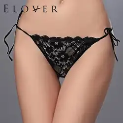 Elover сексуальное нижнее белье новые женские цветочные кружева сексуальные удобные нижнее белье бикини g-стринги Pron сексуальные эротичное