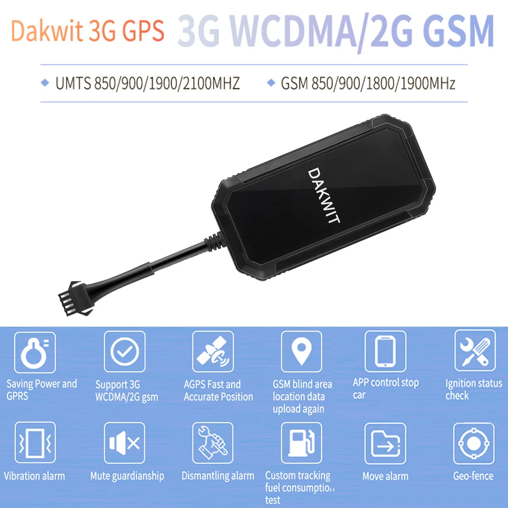 

3G GPS Tracker Real Time Track Device Locator Portable Mini Tracking Device for Car Motorcycle Truck Bus Car Styling