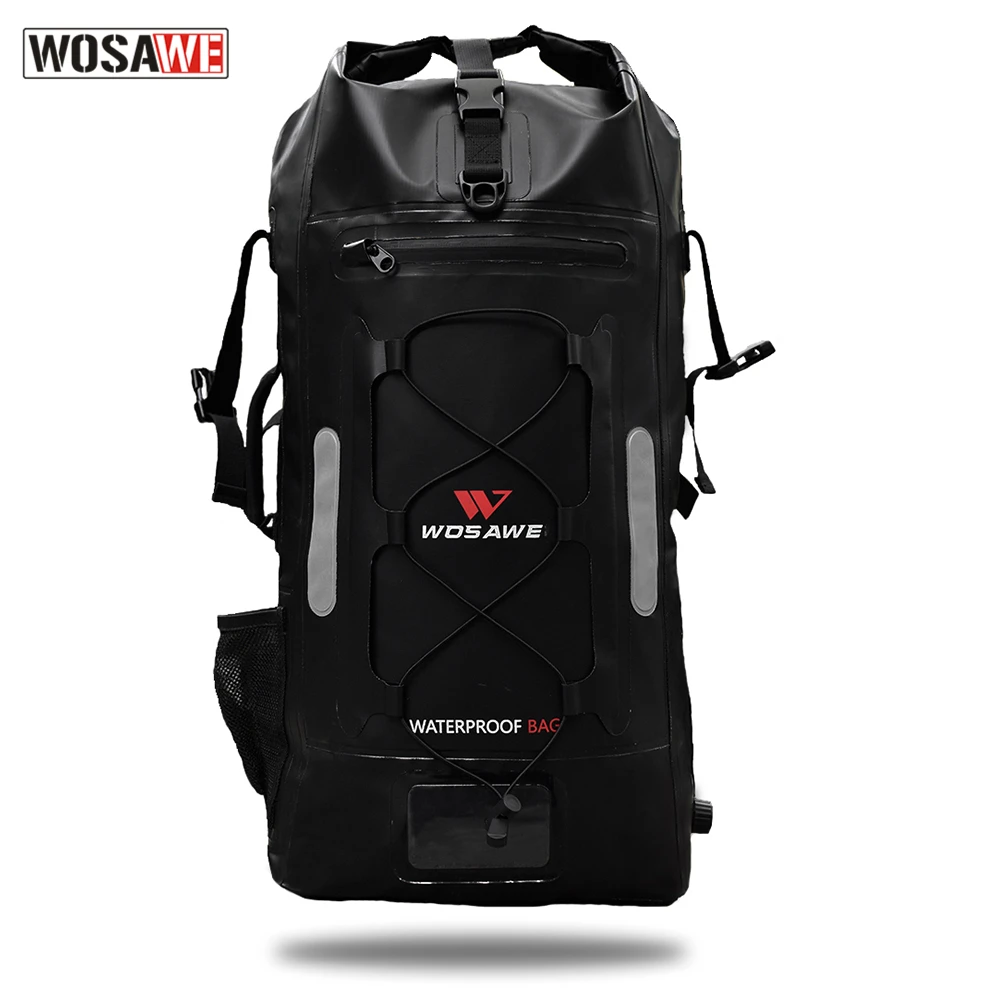 

WOSAWE Waterproof Motorcycle Bag Motocross Backpack Motorbike Hand Bag 30L High Capacity Helmet bag with Air Hole Compressible