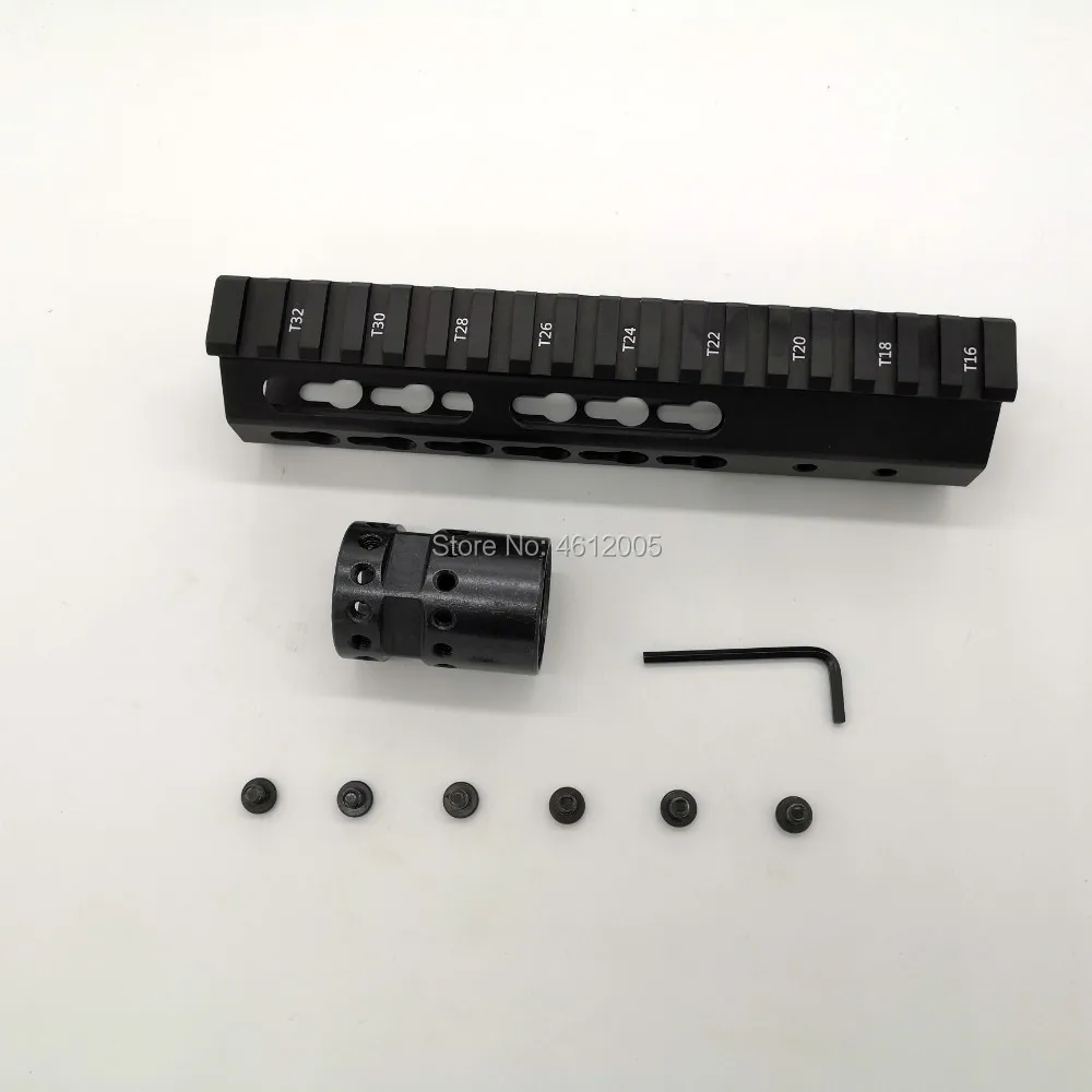 7 дюймов тактический keymod трубчатое цевье супер тонкий ar 15 Handguard Quad рельсовая сталь