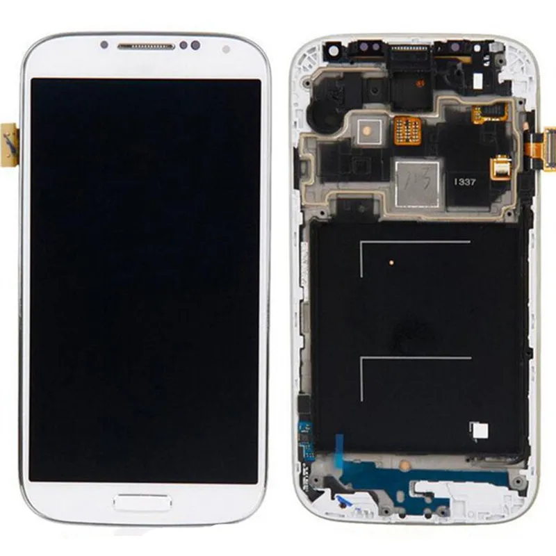 5 шт./лот для samsung Galaxy S4 ЖК-дисплей с рамкой i9500 i9505 i9515 i545Display Сенсорный экран