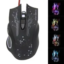 Абсолютно 3200 dpi светодиодный Оптический 6D Кнопка USB Проводная игровая мышь для профессионального геймера компьютерная мышь для ноутбука мыши