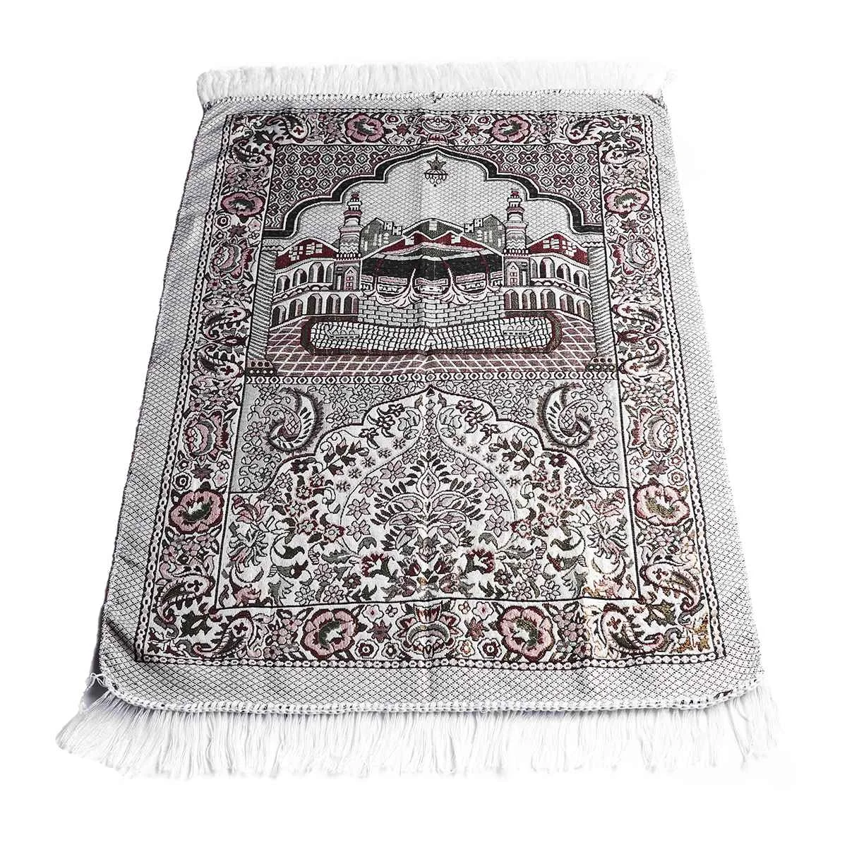 Исламский молящийся коврик Kiwarm 70x110 см Коран турецкая исламская мусульманская молитва ковер коврик с кисточками гобелен