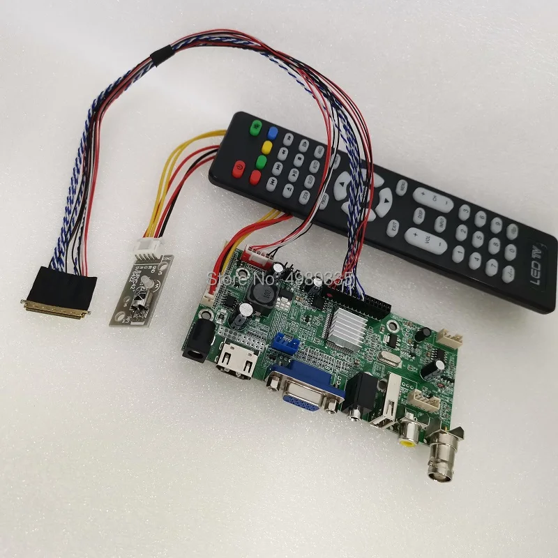 V59 Universal LCD Driver Board HDMI VGA AV BGC Signal Input Home Monitoring Vehicle Environment Applicable Remote Control