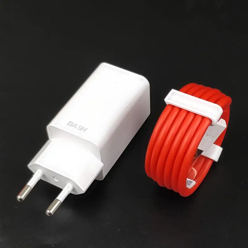 

Original EU Oneplus 6T Dash Charger 6 5T 5 3T 3 One Plus Smartphone 5V/4A power adaptor Fast Charge Usb 3.1 Type C Data Cable