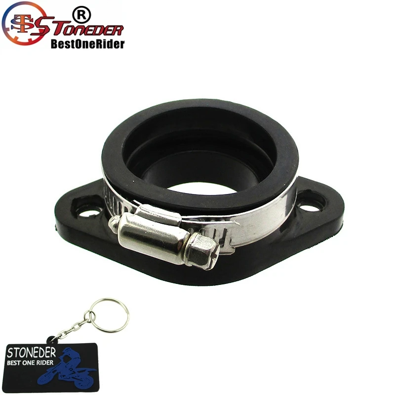 

STONEDER Carburetor Rubber Flange Adapter Manifold 60mm 40mm Replace M-VM34-200K For VM30 VM32 VM34 Spigot Mounted Carb