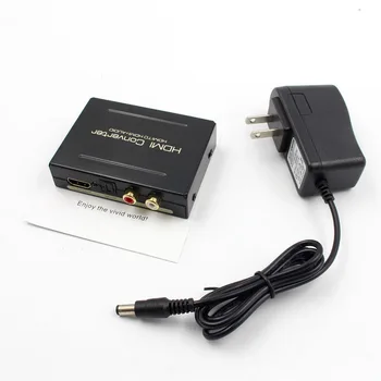 

50sets 1080P HDMI to HDMI Optical SPDIF + RCA Stereo Audio Splitter Extractor Converter for PC DVD HD Camera
