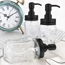 IEFIEL антикоррозийный дозатор для мыла для ванной комнаты, крышки из нержавеющей стали, дозатор для лосьона, пены, насос для большинства банок для консервирования рта