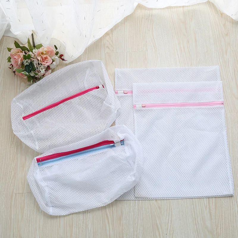 Clothes Washing Machine Laundry Bra Aid Lingerie Mesh Net Wash Bag Pouch Basket femme 6 Sizes