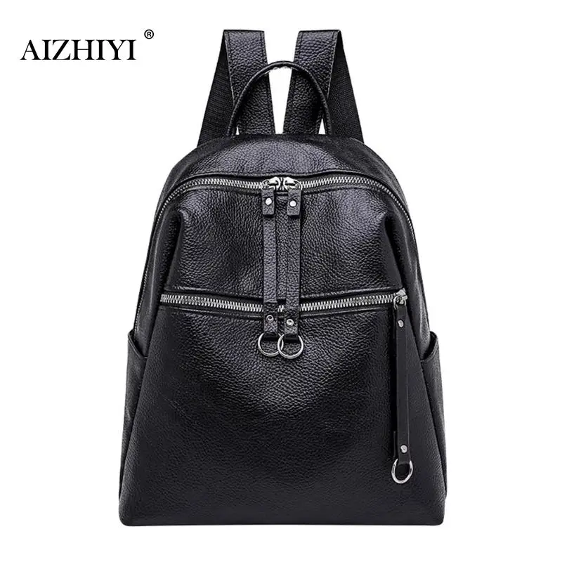 

2019 Luxury Designer Women Backpacks high quality PU Leather waterproof Backpack Shoulder Daypack Female Casual School Bags