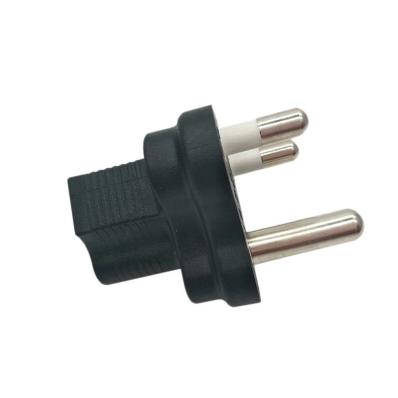 Ig 010L Black Copper Standard 16A 250V South Africa Male To Us Female Embedded Power Adapter