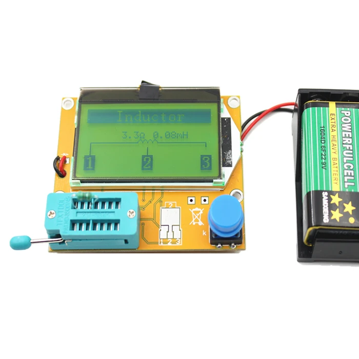 LCR T4 DIY Собранный Графический Многофункциональный Транзистор тестер комплект