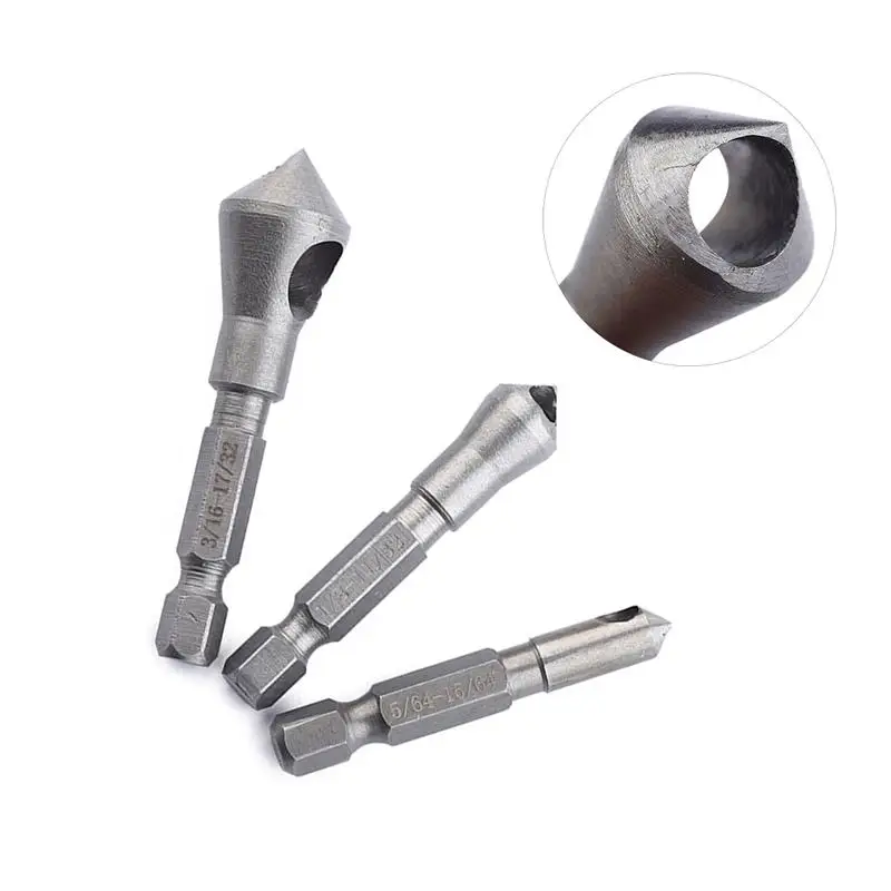 

Single-End Cobalt Deburring Tool Set Hex Shank for Cutting Through Sheet Insulation Boards Aluminum Plate