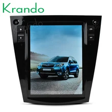 Krando Android 8,1 de 10,4 “de pantalla Vertical coche dvd reproductor de audio GPS para Subaru bosque/XV 2012-2017 sistema de navegación multimedia