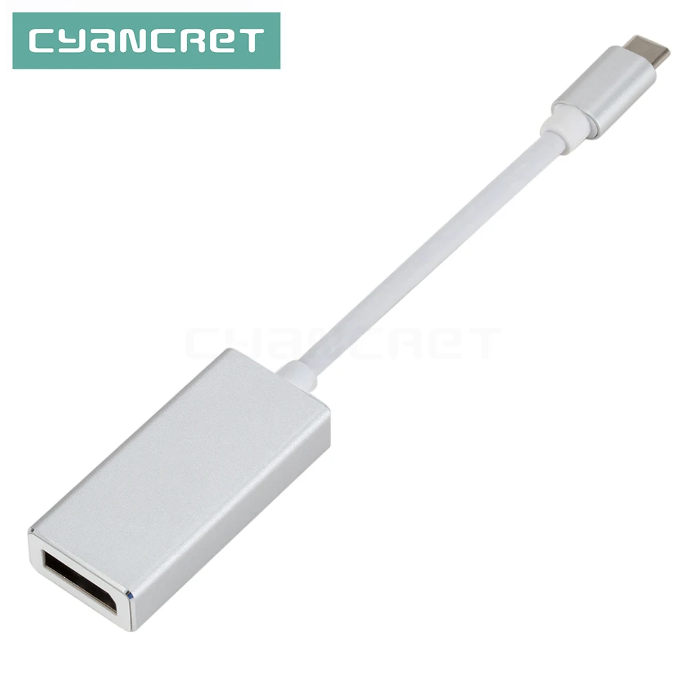 

Type C Adapter USB 3.1 to DP Female Displayport Converter Extra Adapters for DP Port to DVI HDMI VGA for MacBook Laptop Tablet