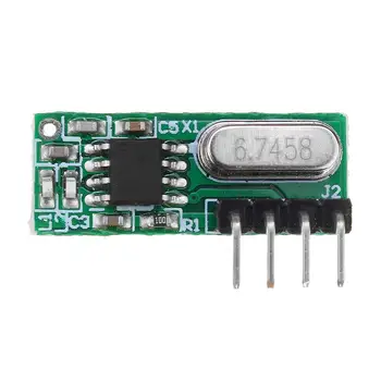 

LEORY 1pc RX500A 315/433MHz High Sensitivity Superheterodyne Wireless Receiver Module
