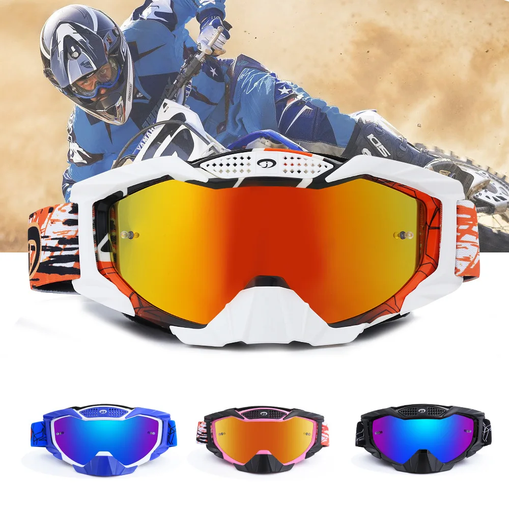 

Motocross HD Goggles High-end Brand Glasses Large Frame Outdoors Scooter Skiing Motorcycle Knight DustMirror Windproof Equipment