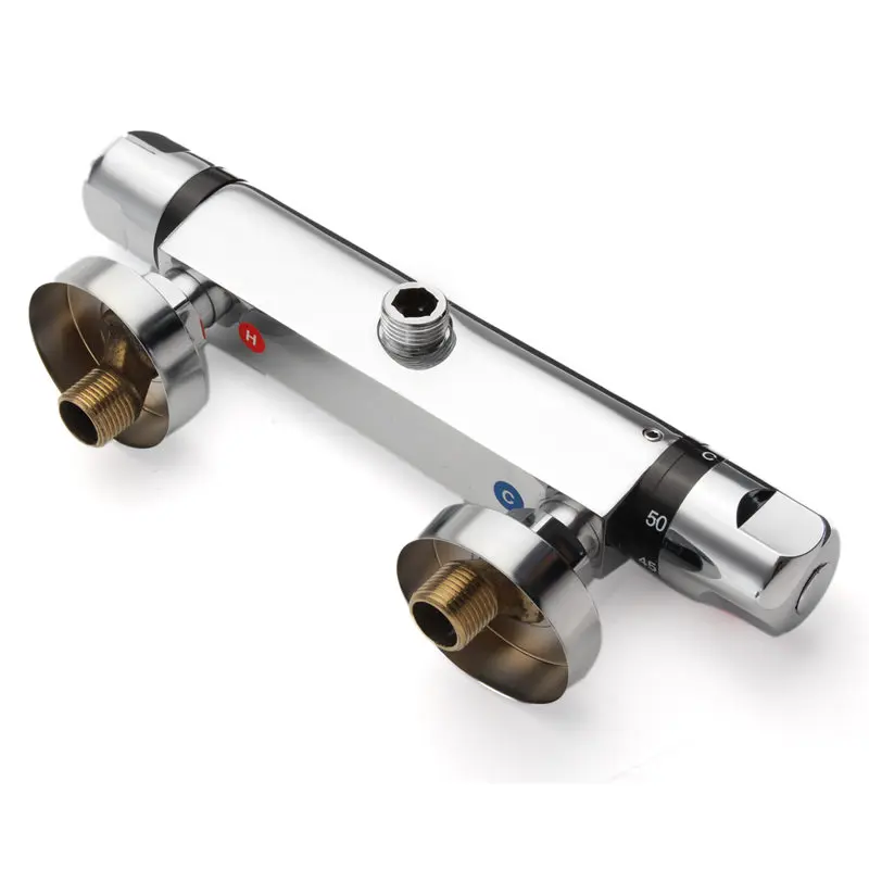 Günstige Xueqin Thermostat Bad Mischer Dusche Control Ventil Unten Wasserhahn Wand Montiert Bad Heiße Und Kalte Messing Mixer Badewanne Tap