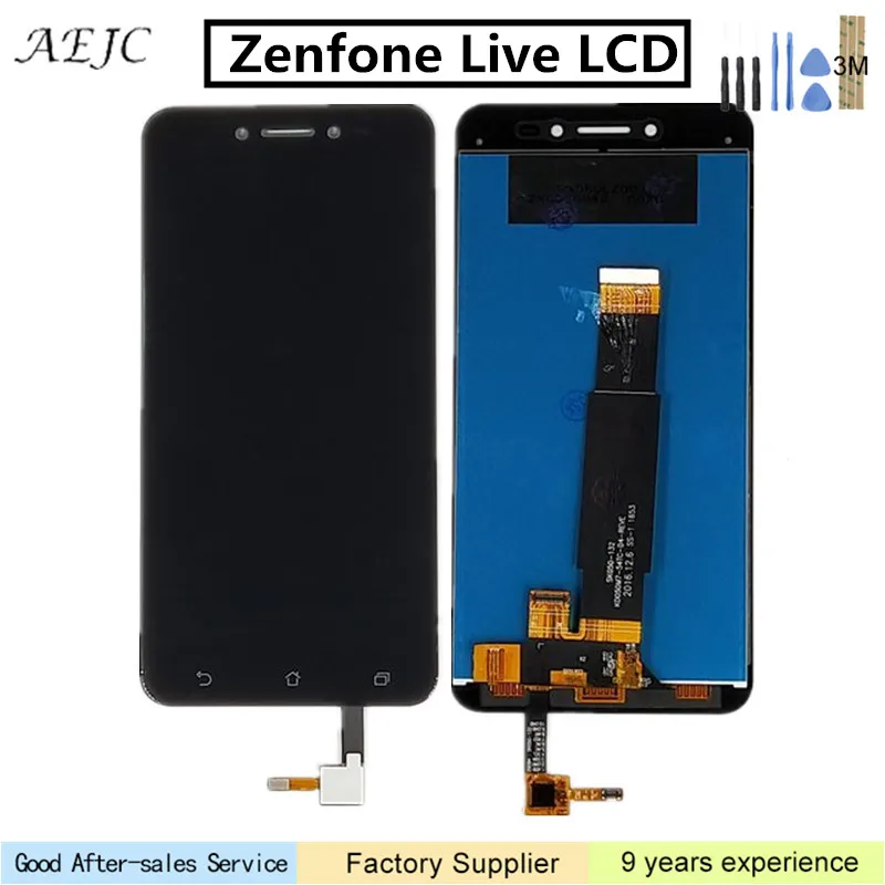 5 &quotдля Asus ZenFone Live ZB501KL X00FD ЖК-экран с сенсорным дигитайзером в сборе Замена для
