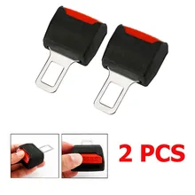 

2Pcs Universal Car Seat Belt Clip Socket Extender Safety Belts Plug Alarm Canceller Car Safety Accessories Support Dropshipping
