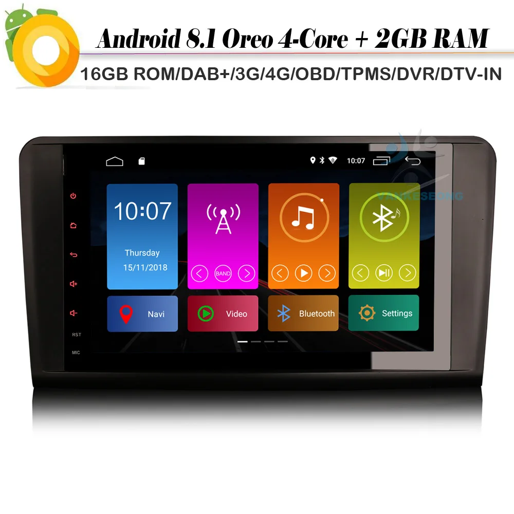 Автомагнитола 9 дюймов Android 8 1 стерео DAB + Wi Fi 4G автомобильный GPS навигатор для Mercedes