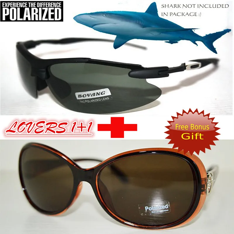 

[!!Two PIECE!!] LUXURY KINGS Queen LOVERS Couple 1+1 Men and women Polarized Polaroid Sunglasses Designer UV 400