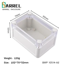 5 штук в партии 102*70*52 мм Пластиковые корпус для электронных проектов корпус DIY IP68 водонепроницаемый переключатель управления соединения Соединительный корпус