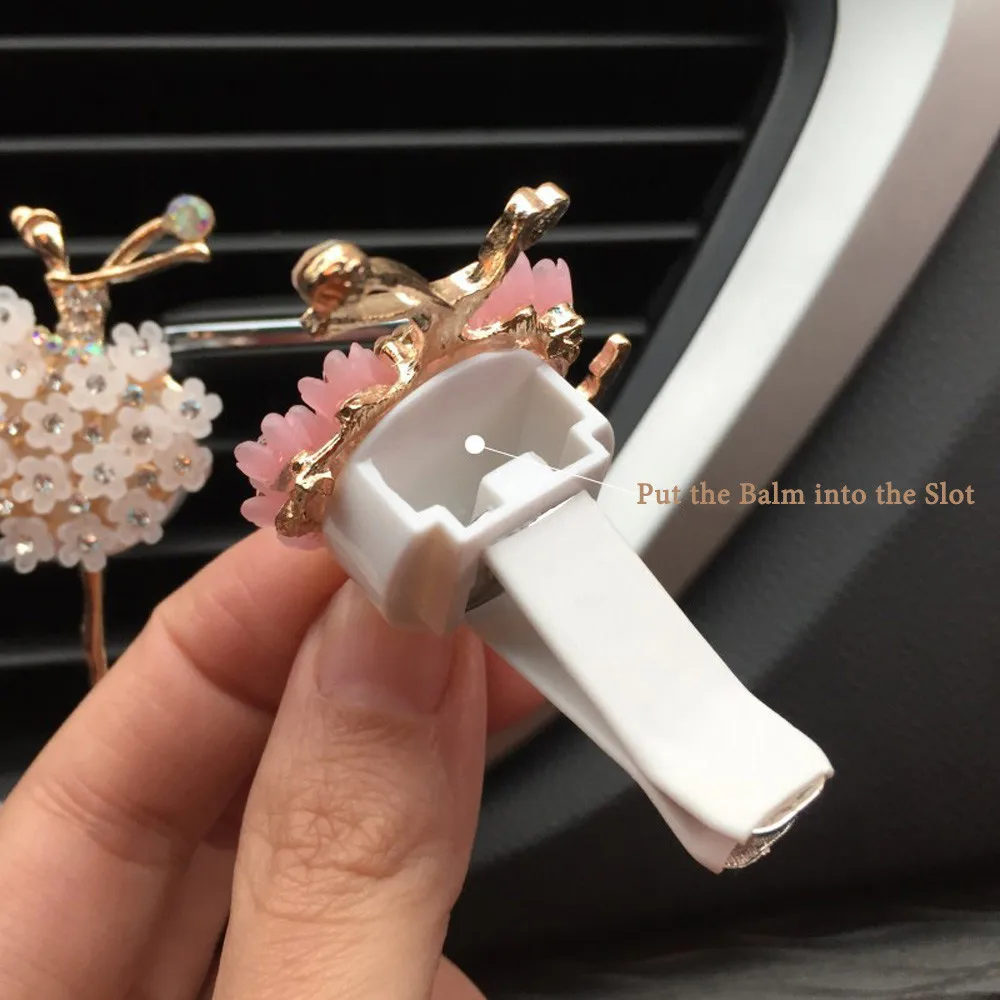 CarStyling Ballet Girl Air Outlet духи клип авто аксессуары освежитель воздуха Твердый бальзам