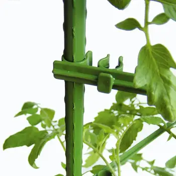 

10pcs Expandable Trellis Connecting Rod Bracket Gardening Plastic Tube Cucumber Tomato Climbing Vine Support Plant Set Rod