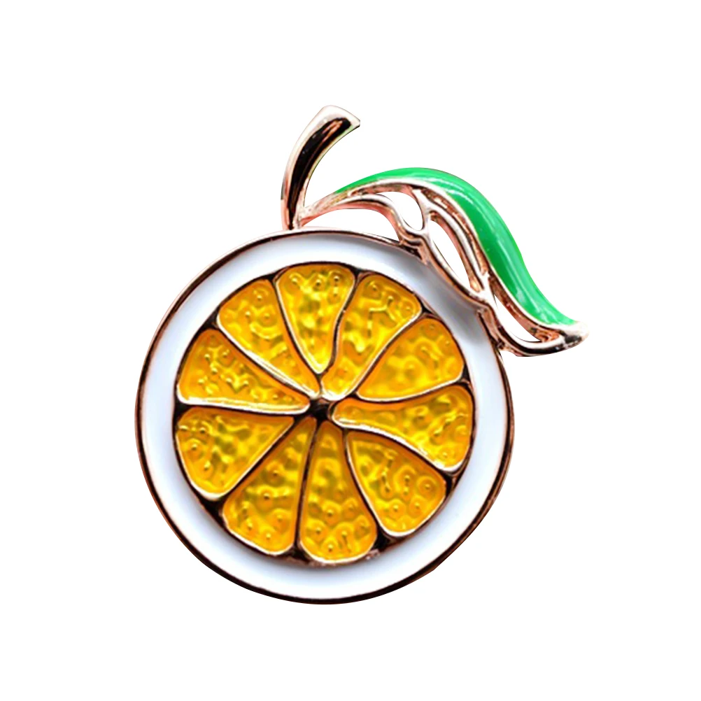 Брошь Стильный нежный прекрасный Pin Декоративные Плоды лимона Форма Broche для