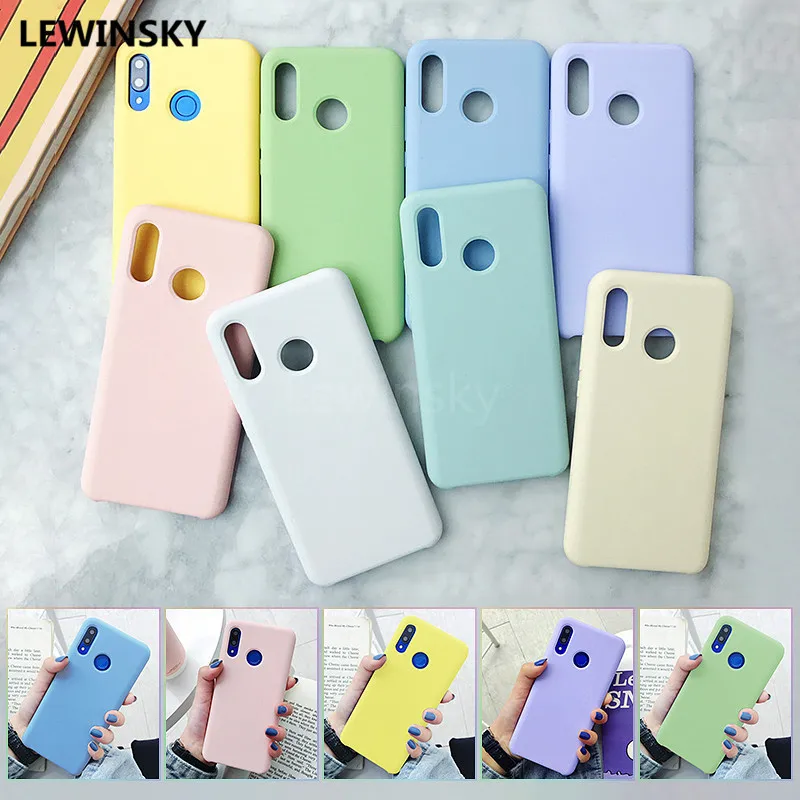 

Original Liquid Silicone Case for huawei Mate 20 10 P20 P10 lite Pro Nova 3 Soft TPU Candy Color Phone Cases On Honor 9 10 Cover