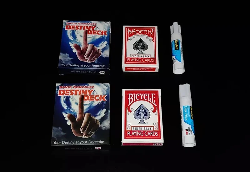 Envío Gratis cubierta del destino de David (versión trasera de la bicicleta) trucos de magia, mentalismo, magia de la tarjeta, primer plano, accesorios, accesorios - 4