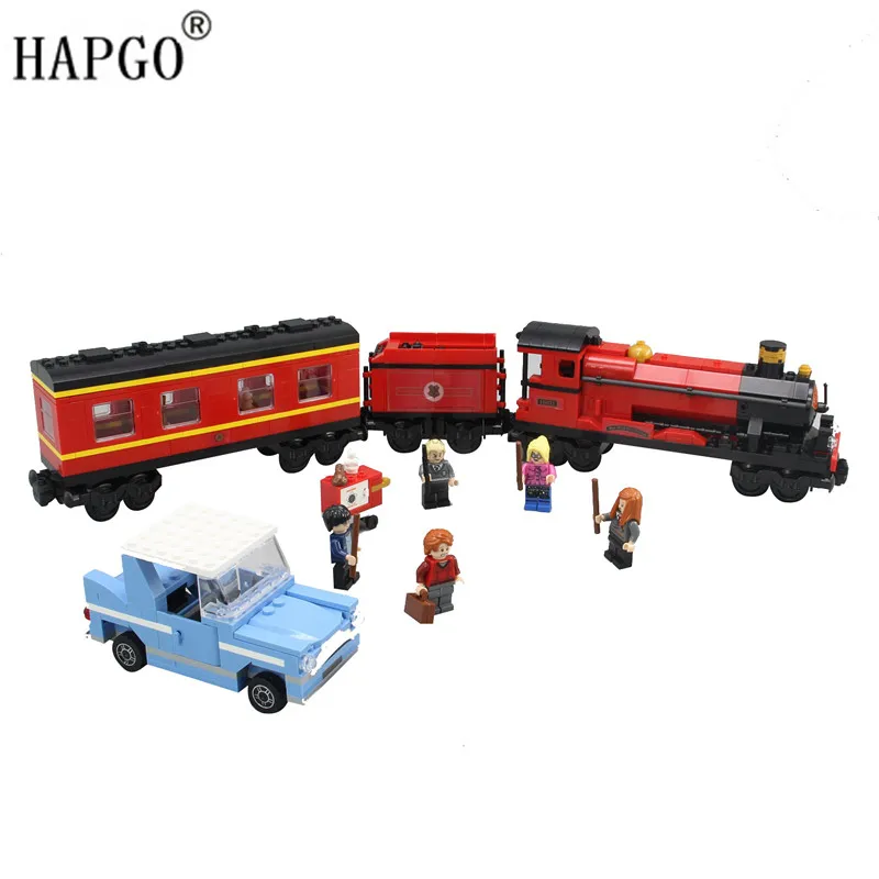 

724pcs Harry Potter Movie Series Hogwarts Express Buliding Bricks Compatible Legoingly Harry Potter 4841 Toys For Christmas Gift